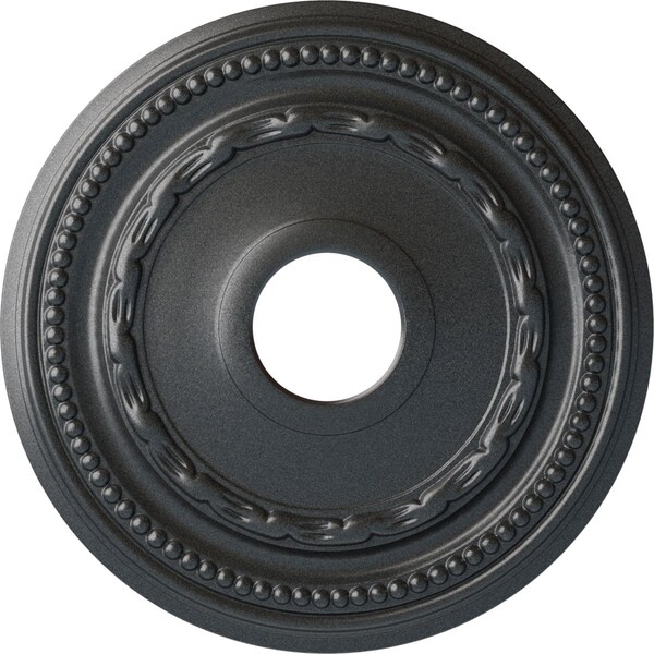 Ekena Millwork Federal Ceiling Medallion (Fits Canopies up to 8 1/2"), 15 3/8"OD x 3 5/8"ID x 1"P, Pewter CM15FEPES - main